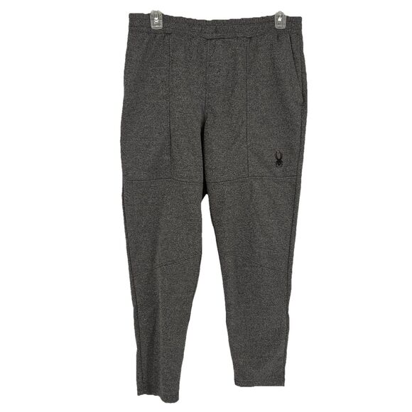 Spyder Sweatpants Joggers Mens Large Gray Active Training Running - Picture 1 of 9